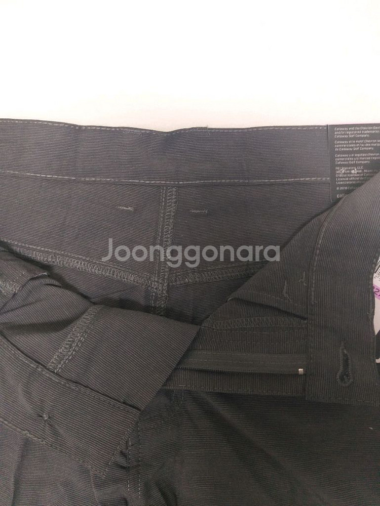 캘러웨이 정품 남성용 5 포켓 골프 바지 32인치 1장--1