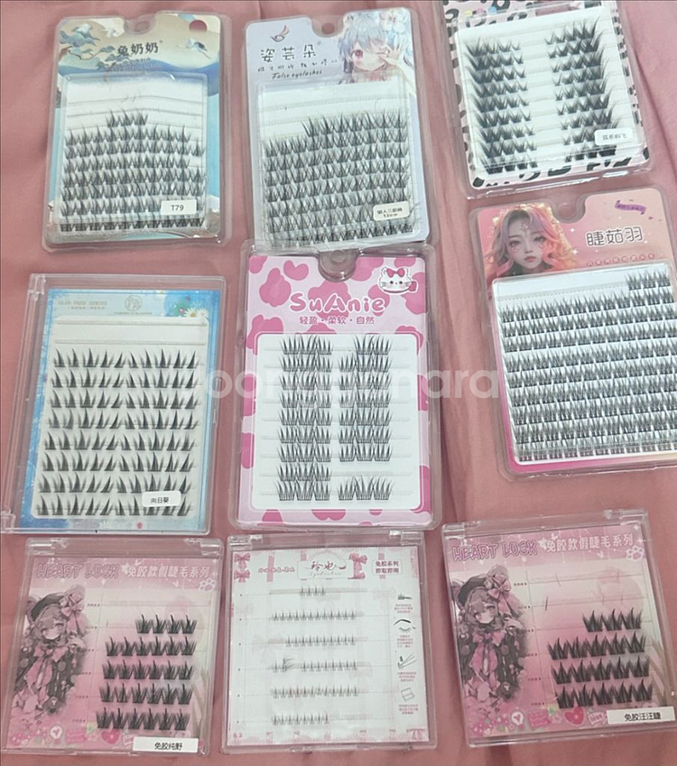 가짜 속눈썹 일괄--0