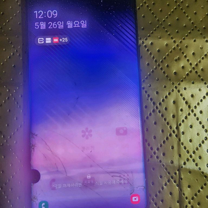 갤럭시 노트 8 64g액정파손 잔상있음 멍있음