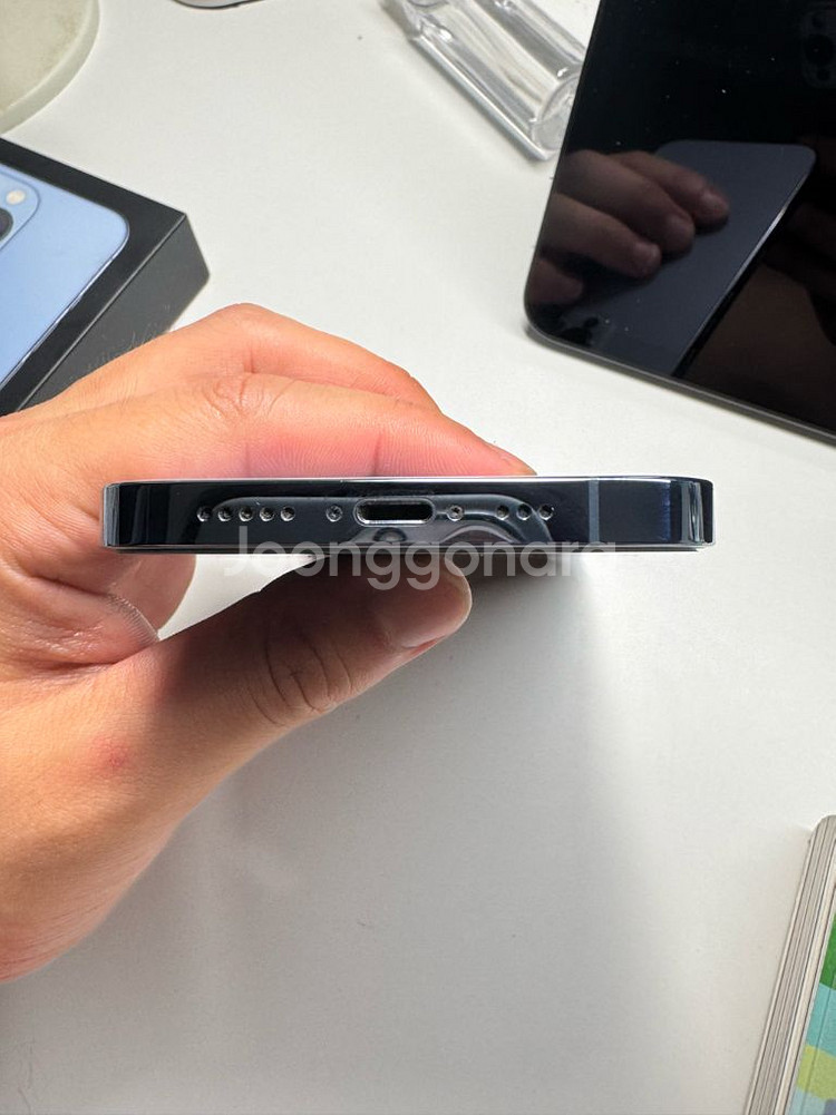 아이폰 13pro 씨에라블루 256gb--2