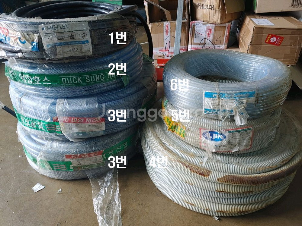 물호스 나선호스 재고정리 판매합니다--0