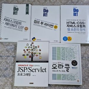 프로그래밍 참고서 Do it! 외 4권