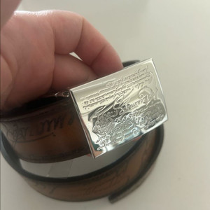 벨루티 스크리토 버클 벨트