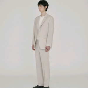 넌블랭크 여름정장 셋업 M 베이지 새상품