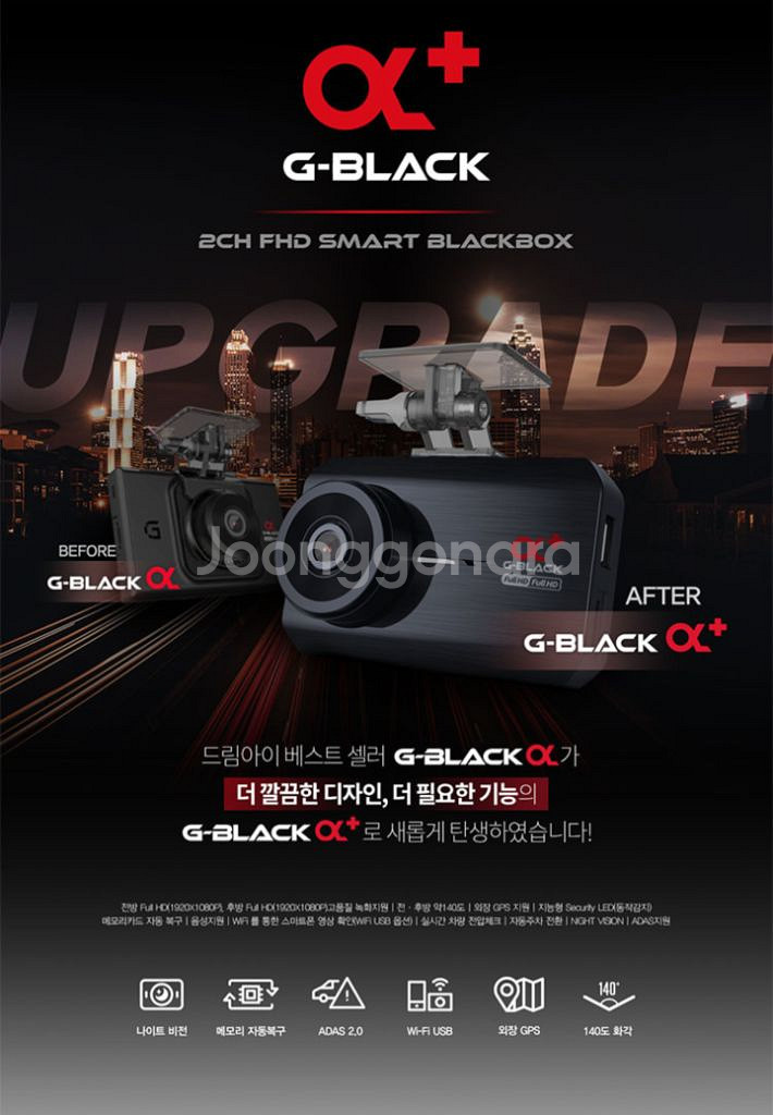 지넷시스템 드림아이 G-BLACK 알파 (2채널)--2