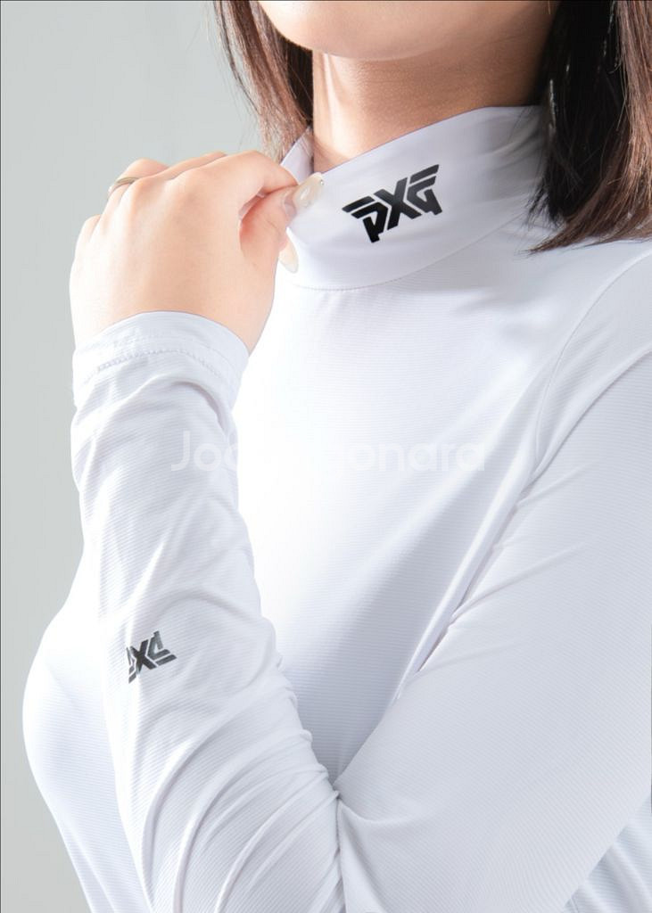 PXG 골프웨어 우먼 썸머 모크넥 냉감 베이스레이어--5
