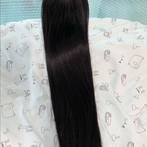 노팁 붙임머리 20인치 자연갈색