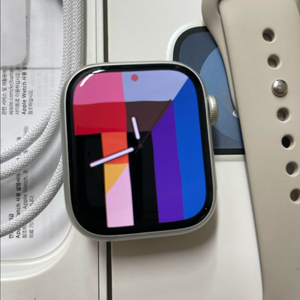 애플워치9 41mm 실버 애플케어 25.12