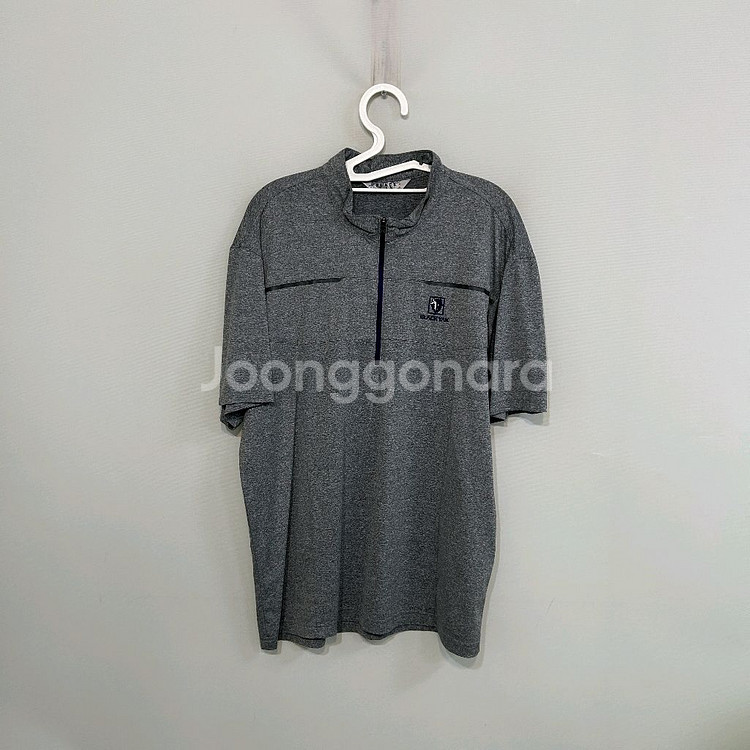 블랙야크 남성 반팔 반집업 티셔츠 110--0