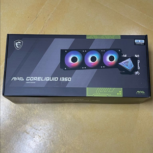 MSI MAG 코어리퀴드 I360 (블랙) 새상품 판매