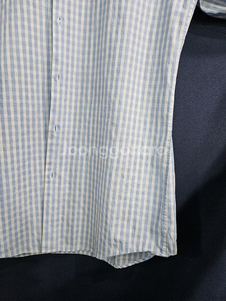 휴고보스 체크 남성 슬림핏 90~95 긴팔셔츠--5