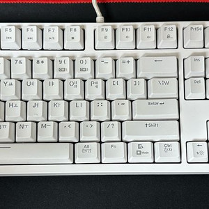 앱코 K660S 화이트 키보드 카일광축 적축 판매합니다