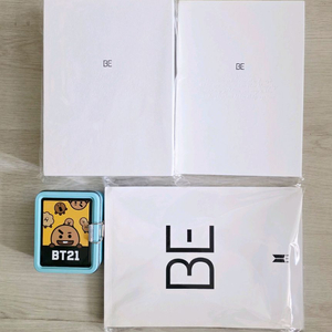 방탄소년단 BE 디럭스 + 에센셜 + BT21 틴케이스