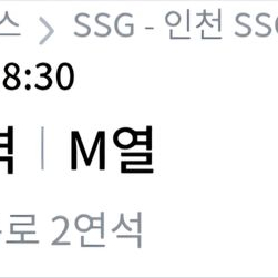 6/4일 SSG vs 삼성 스카이 뷰석 2연석