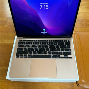 맥북 에어 13 골드 램16GB 512G