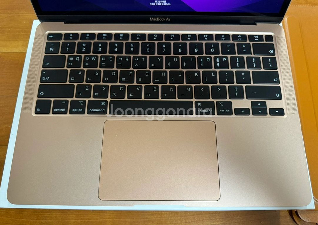 맥북 에어 13 골드 램16GB 512G--1