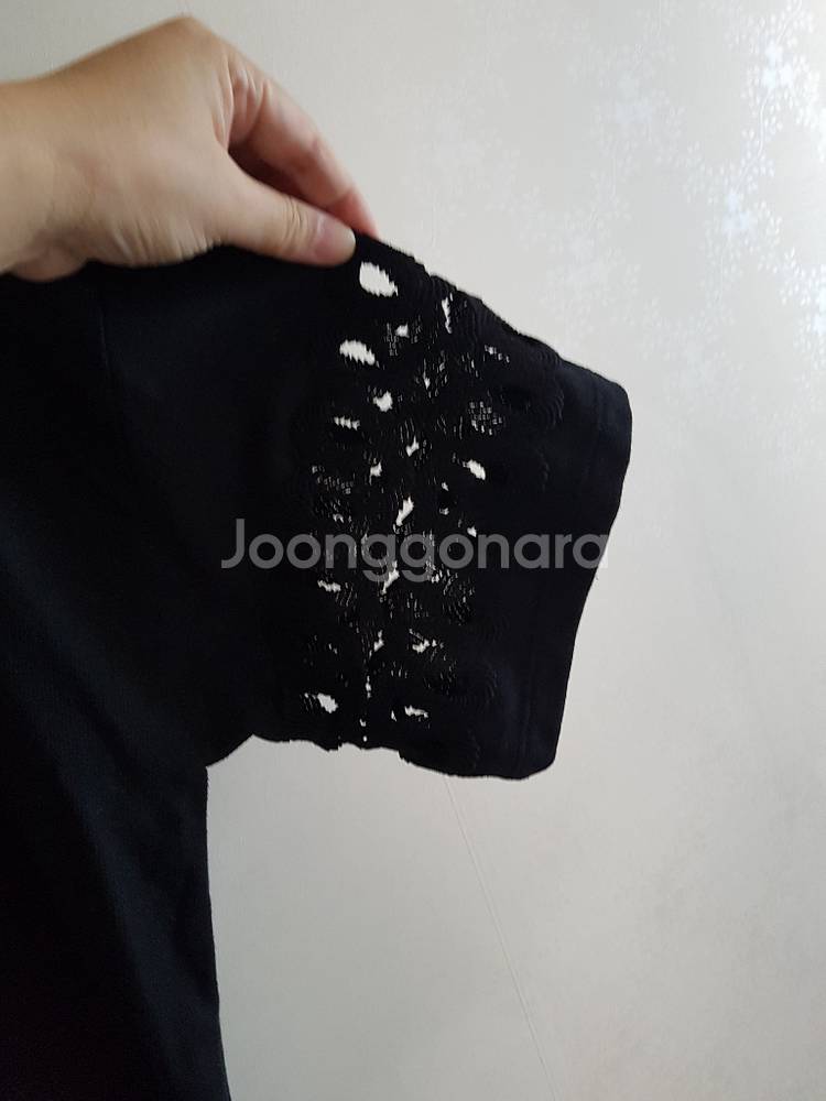 ** 소매 디테일이 이쁜 박시 롱 반팔티 **--1