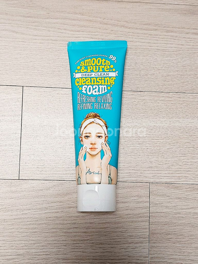 아리얼 스무스&퓨어 딥 클린 클렌징폼--0