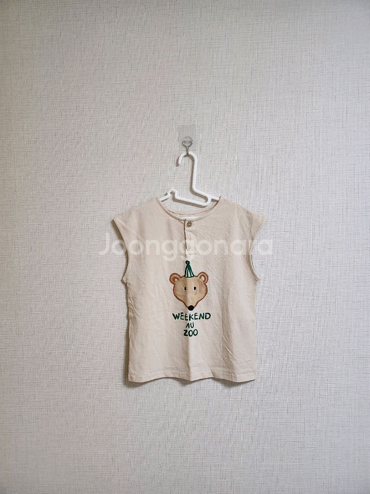 리미떼두두 곰돌이 나시 (새상품)--0