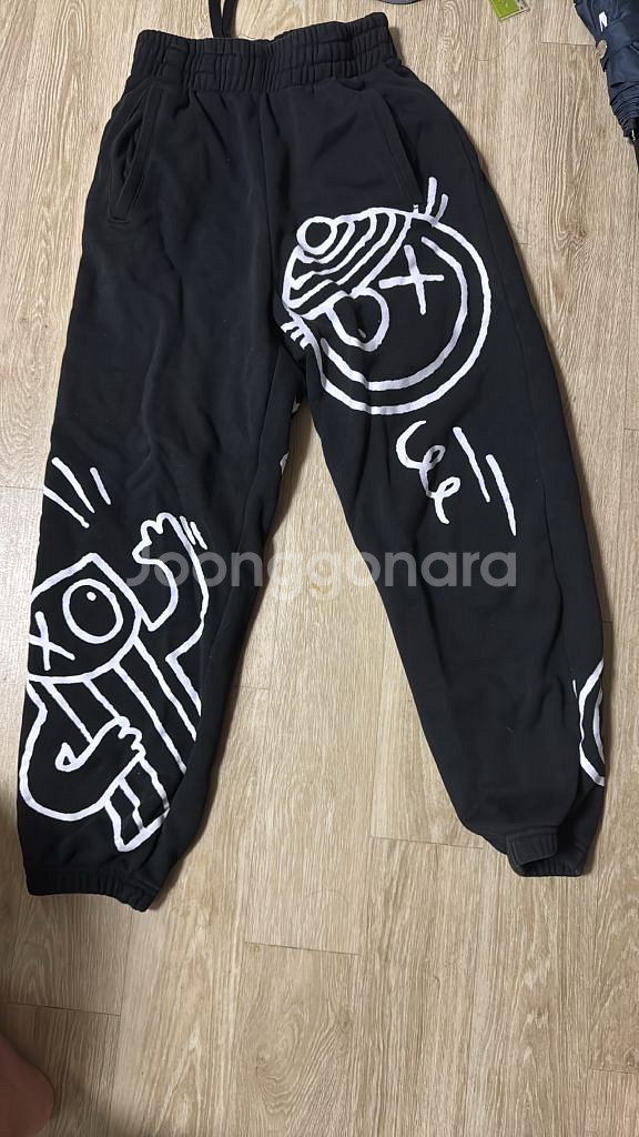 아디다스 조거팬츠 앙드레사라이바 콜라보 한정판 테리팬츠--0