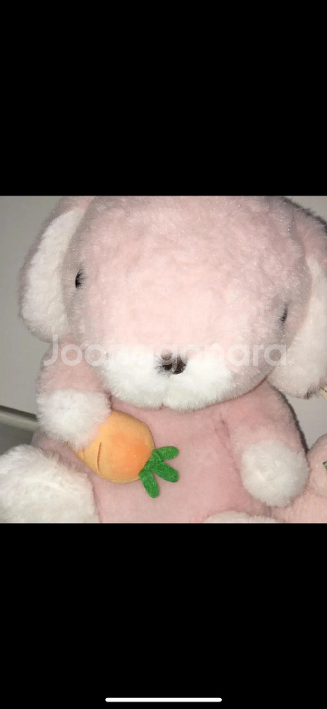 빈티지 고전 토끼 당근 인형--1