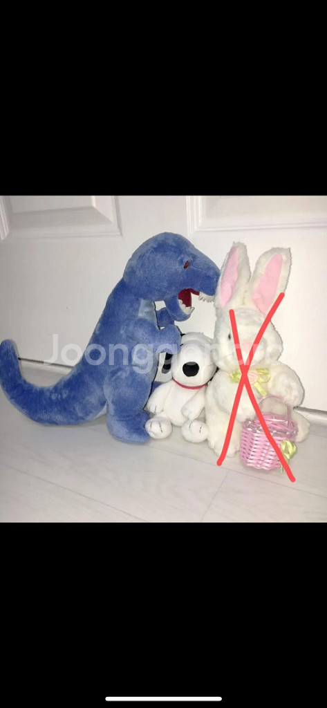 빈티지 고전 곰인형 토끼 공룡 인형 스누피--4