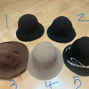 여성니트모자 5종