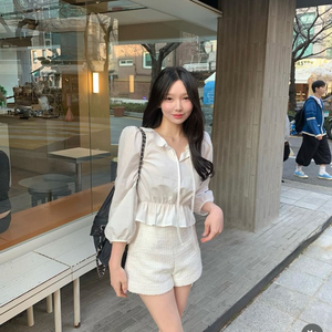 레예마켓 블라우스