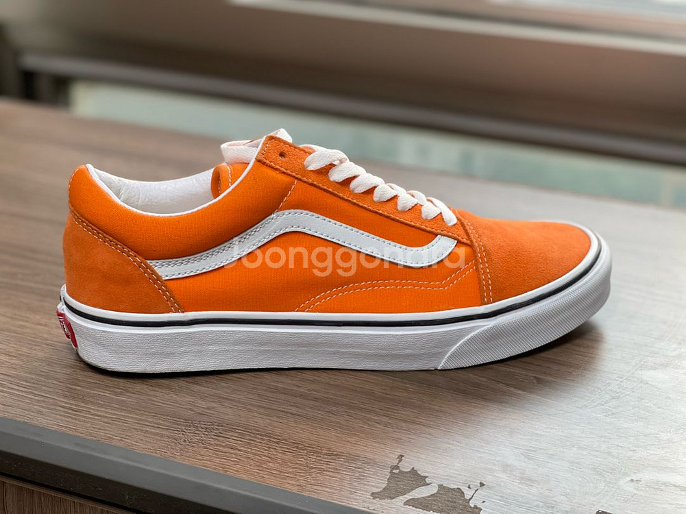 반스 올드스쿨 오렌지 화이트 270 새제품 판매--0