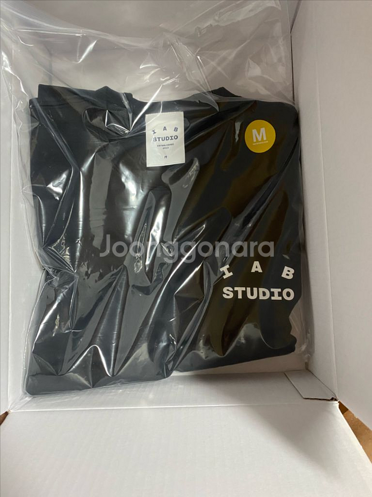 iabstudio 아이앱스튜디오 반팔 블랙M 새상품--2
