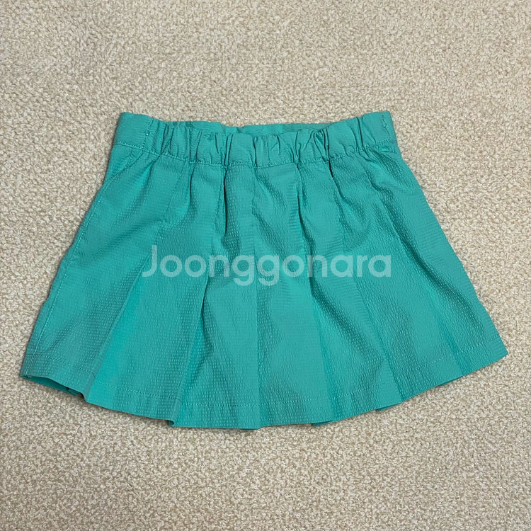 (정품) 뉴발란스 키즈 시어서커 플레어 스커트 110--2