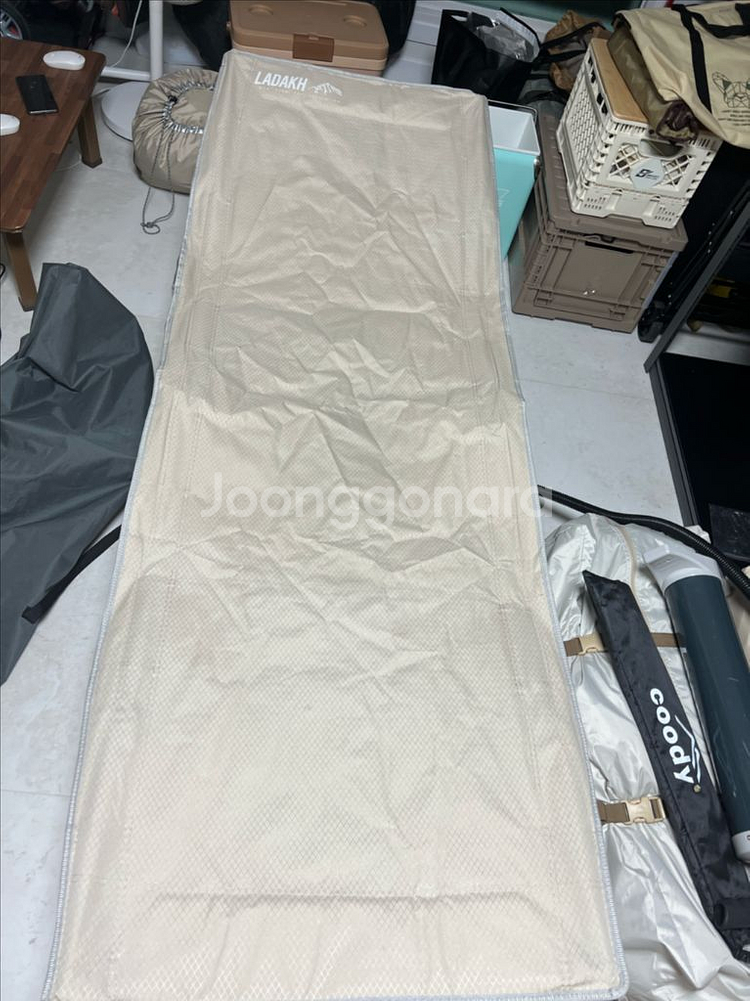 언더힐 라다크 야전침대 베이지--3