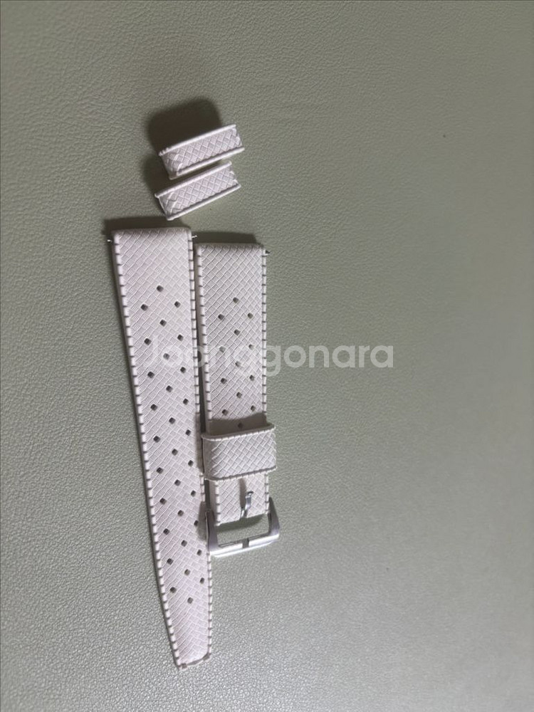 조셉보니 트로픽 러버 20mm 화이트 러버 스트랩--0