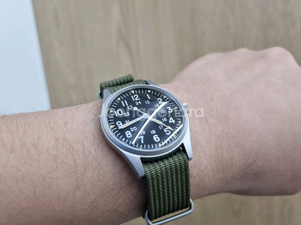 밀리타도 ML07 사파이어 글라스 시계 필드워치--0