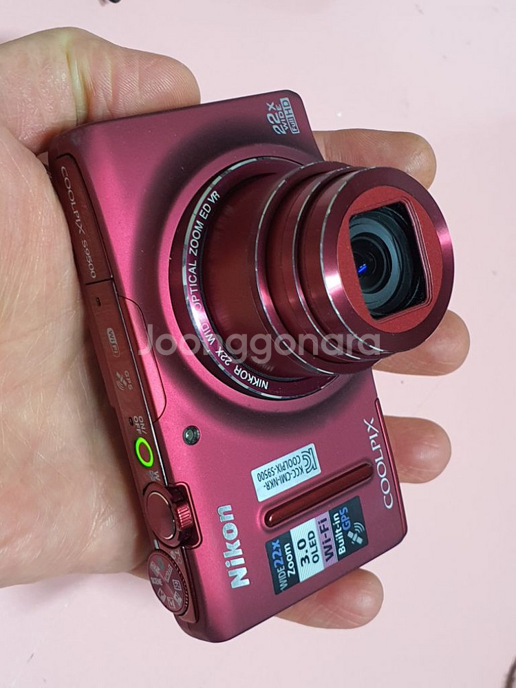 니콘 S9500 메탈릭 레드--0