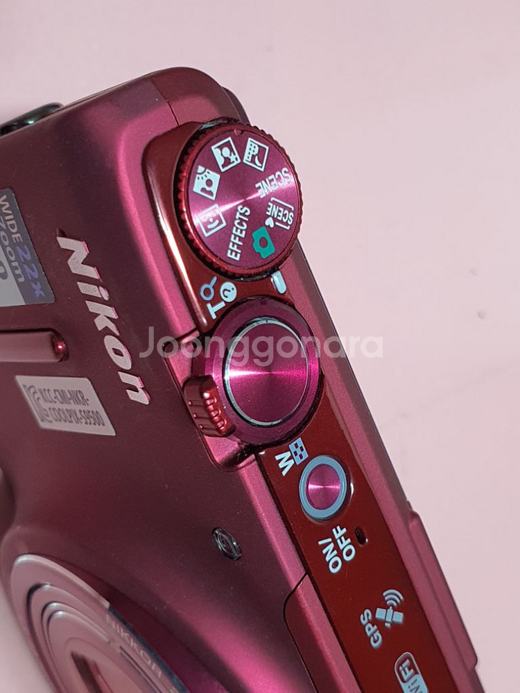 니콘 S9500 메탈릭 레드--4