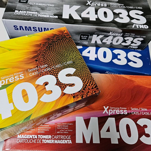 삼성 정품 레이저 프린터 프린트 토너 403s C, M