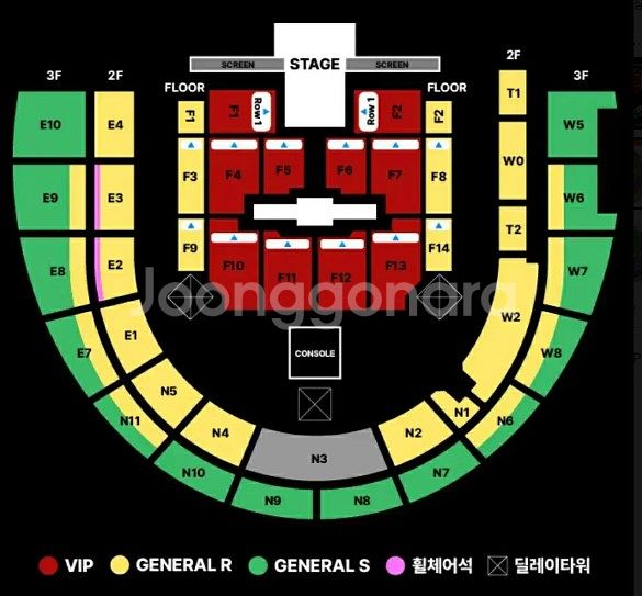 제이홉 콘서트 6/14(토) F5, F6--0