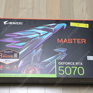 RTX 5070 AORUS MASTER 어로스 마스터