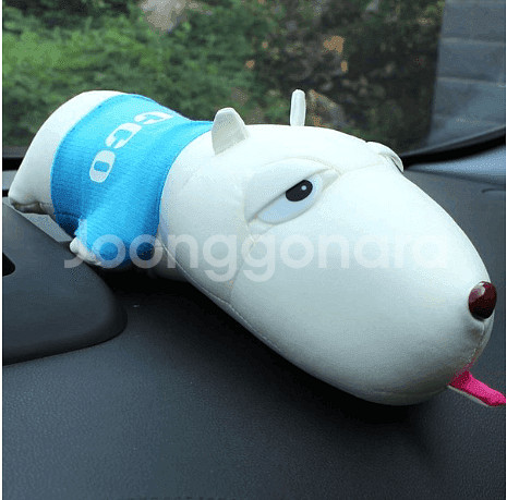 새 파랑색 차량용 강아지 제습 인형 활성탄 탈취 공기--0
