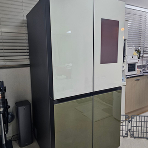 비스포크 패밀리허브 글램 냉장고 RF85T95G1APW