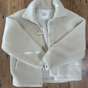 헤비보아 CGP 더플 플리스 자켓_크림