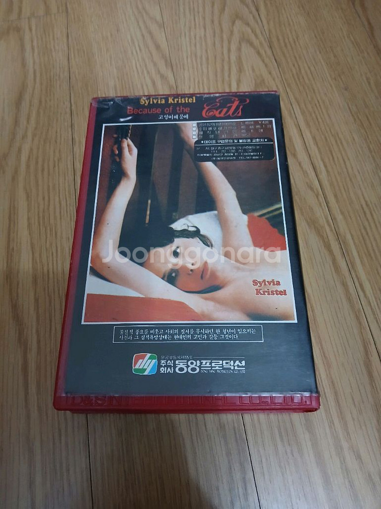 실비아 크리스텔 문제작 고양이때문에 비디오 테이프--1