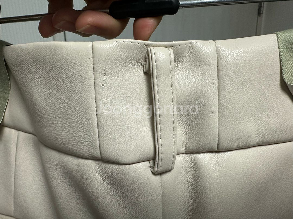 뮤제라 가죽 버뮤다 팬츠(M)--1