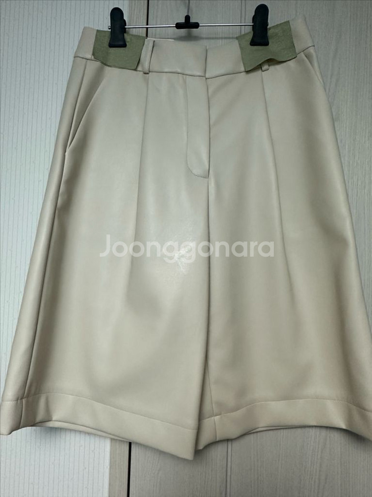 뮤제라 가죽 버뮤다 팬츠(M)--0