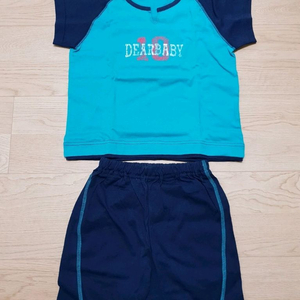 dear baby 반팔상하의세트ㅡ100,새상품