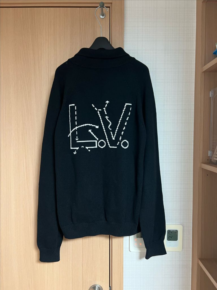 루이비통 NBA 니트 가디건--1