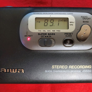 AIWA 워크맨 JS550 깨끗한 정크기기