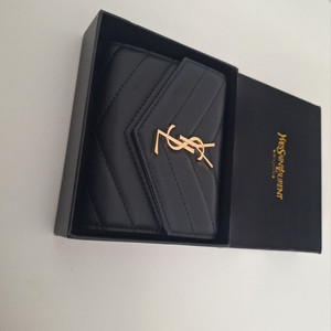 ysl 입생 캐비어 중지갑 3단반지갑 st