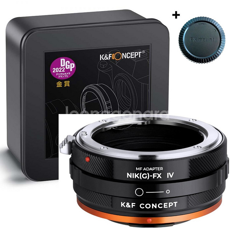 KnF 니콘 G 렌즈-후지 FX IV 어댑터 뒤캡포함--0